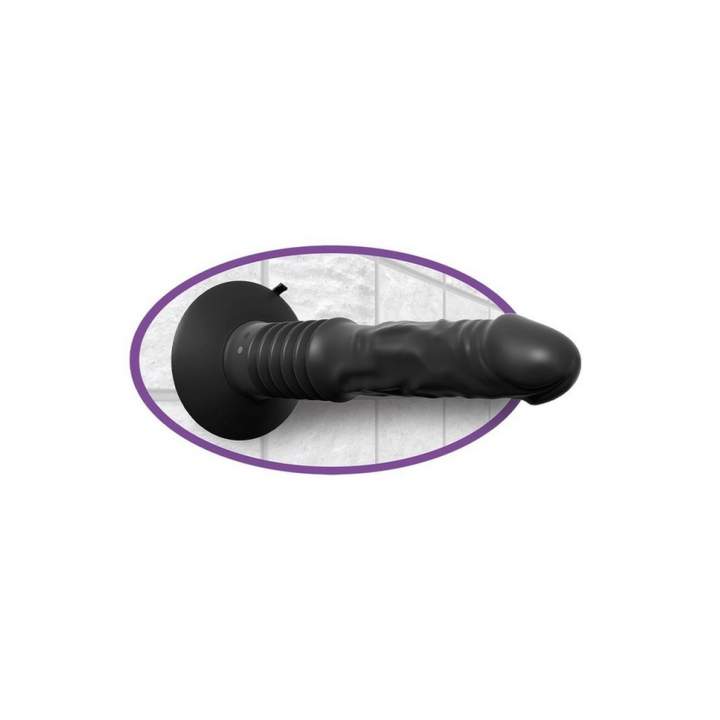 Wibrujący stymulator analny z ruchem pchającym