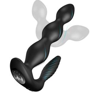 Wodoodporny stymulator punktu P (prostaty) oraz łechtaczki, sterowany pilotem
