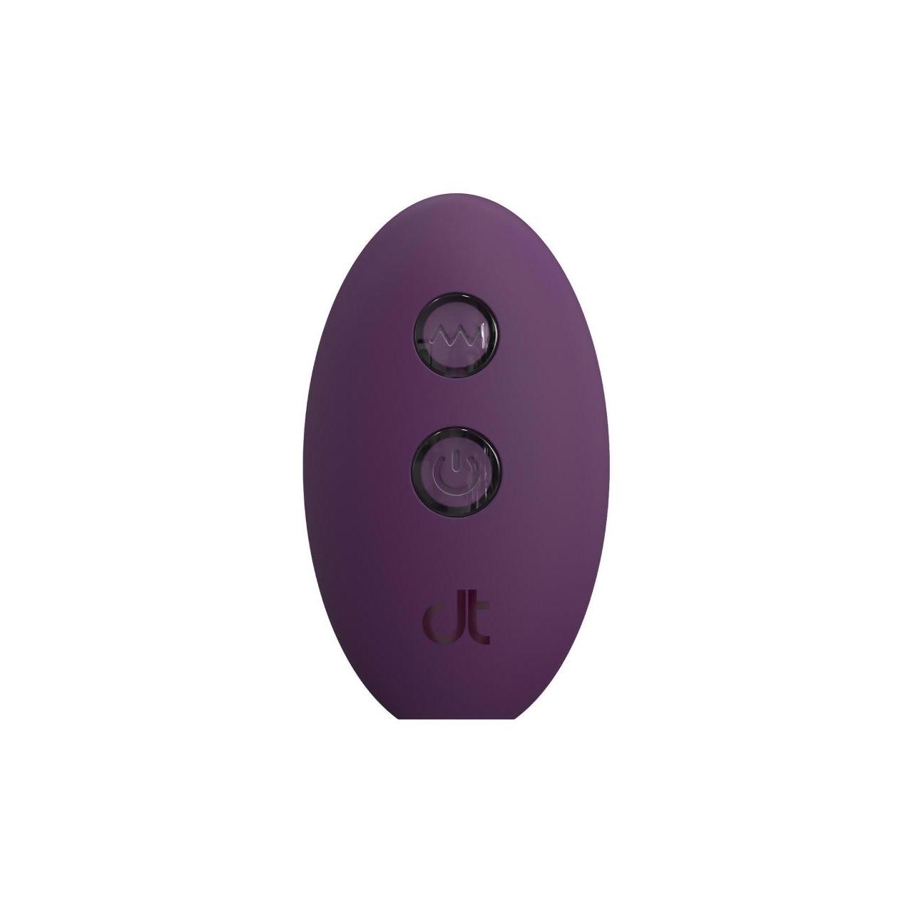 Korek analny z mocnymi wibracjami, sterowany pilotem- 12,8cm