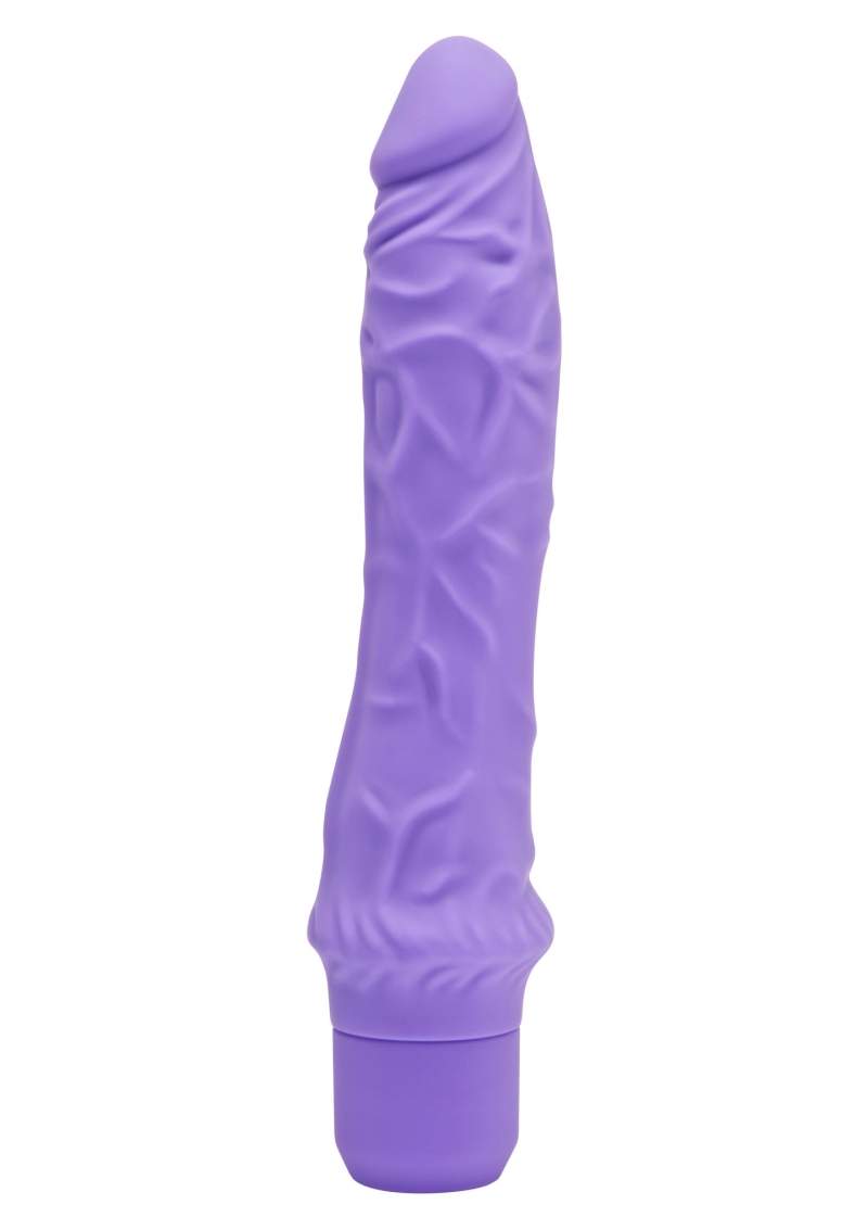 Duży fioletowy wibrator realistyczny 25 cm z silikonu