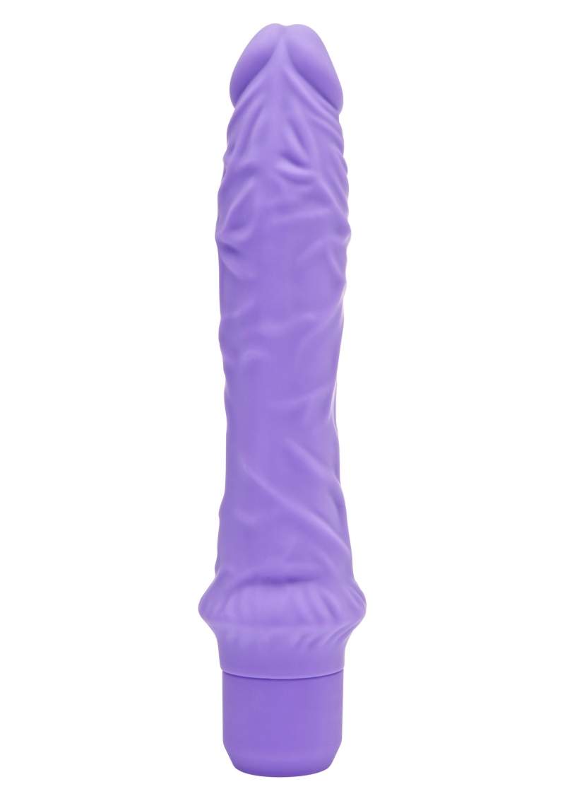 Duży fioletowy wibrator realistyczny 25 cm z silikonu