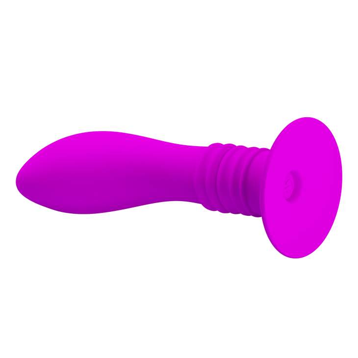 Korek analny do stymulacji puntku P (prostaty) z przyssawką- 10 trybów pracy
