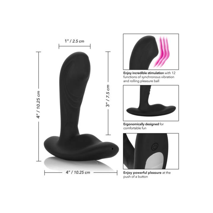Wibrujący korek analny do stymulacji punkt P (prostaty) lub puntku G