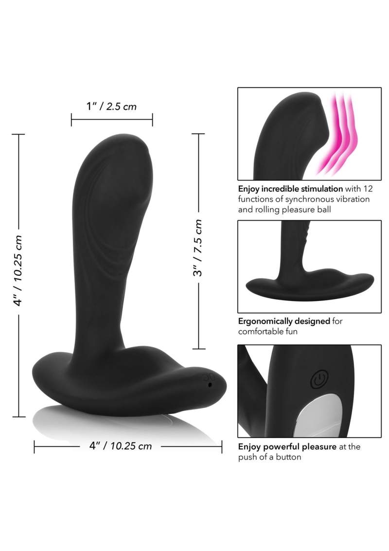 Wibrujący korek analny do stymulacji punkt P (prostaty) lub puntku G