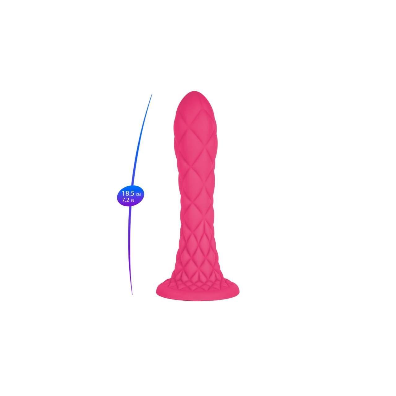 Dildo łączące fantazyjny design z termoreaktywną technologią- 18.5cm