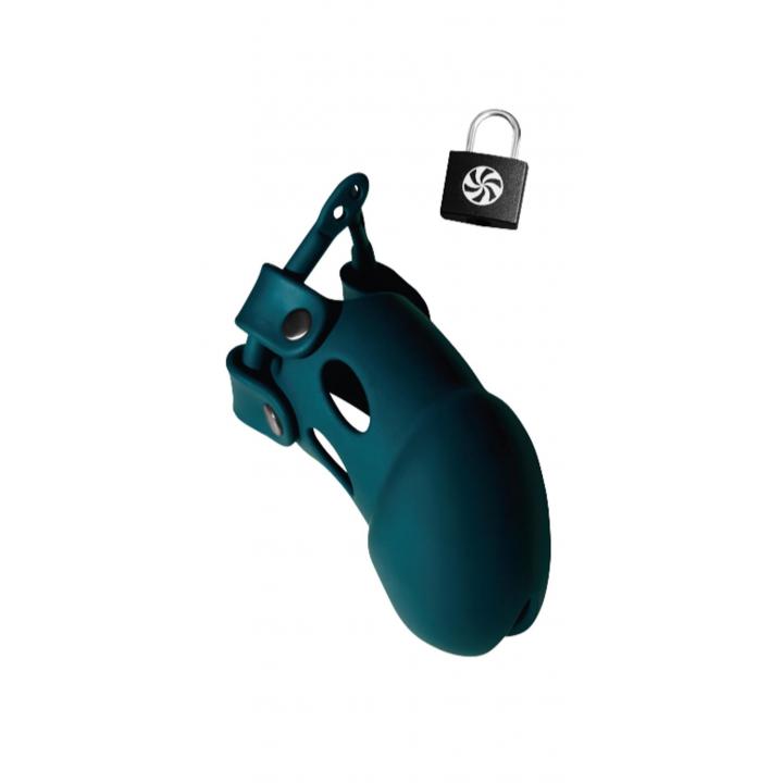 Ekskluzywny Męski Pas Cnoty z Silikonu Medycznego w kolorze zielonym