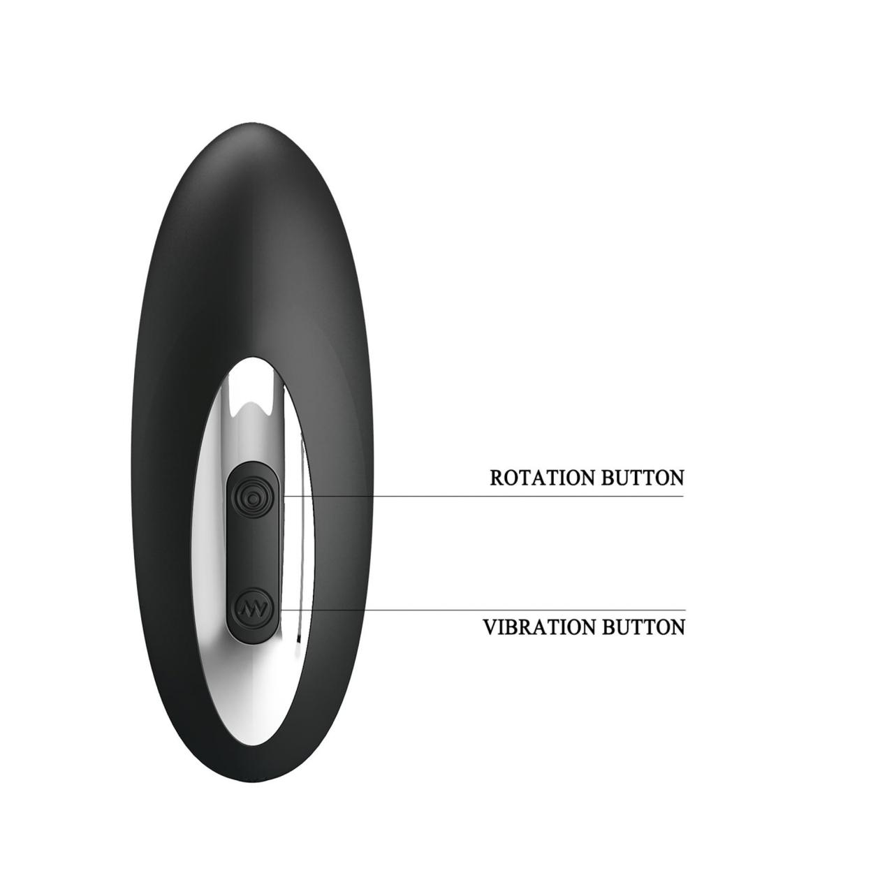 Wibrujący i Rotujący Masażer prostaty z funkcją pamięci