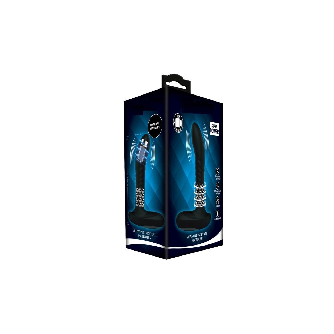 Wibrujący i Rotujący Masażer prostaty z funkcją pamięci