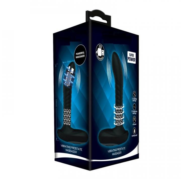Wibrujący i Rotujący Masażer prostaty z funkcją pamięci