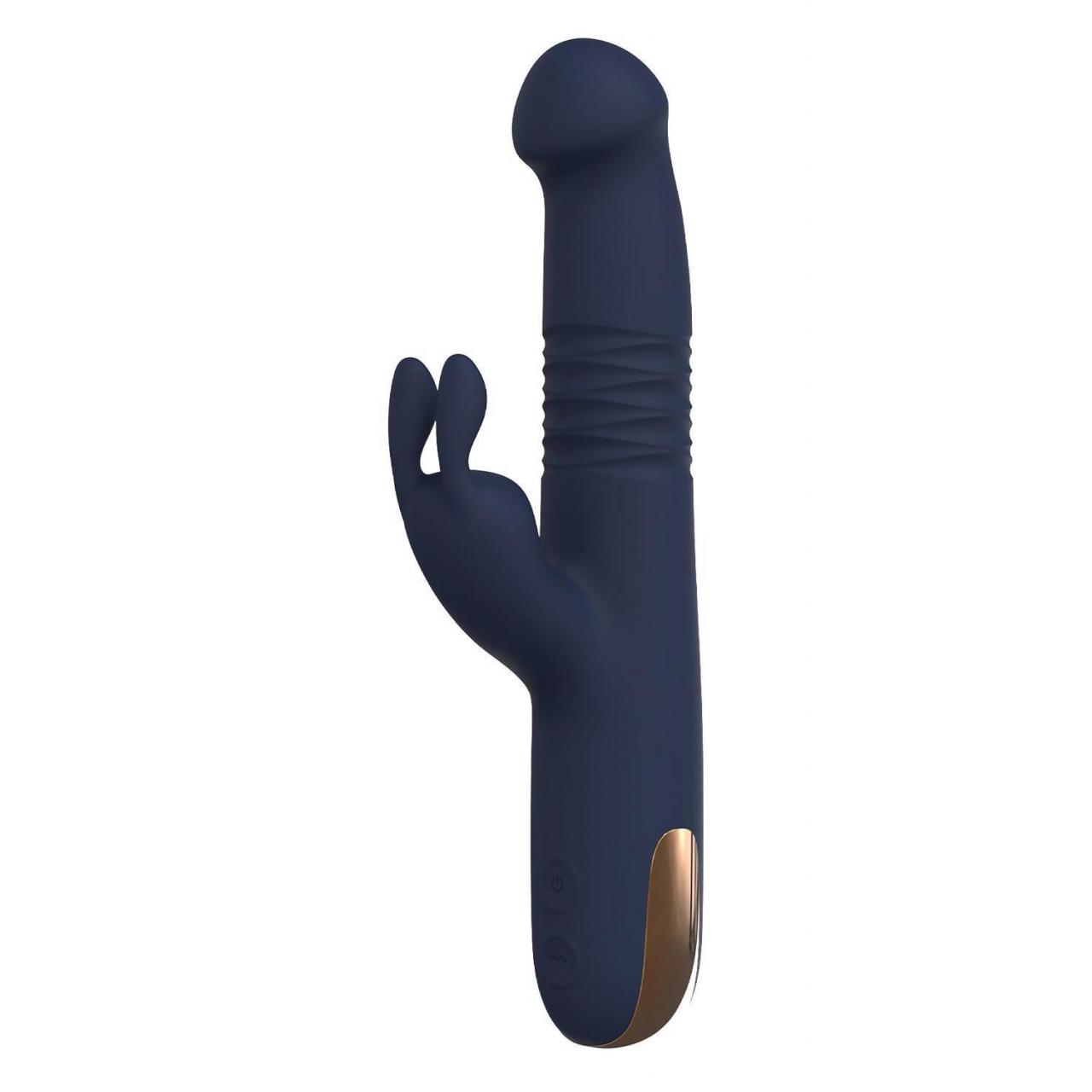 Luksusowy wibrator króliczek z ruchem góra-dół - 10 trybów wibracyjno-obrotowych