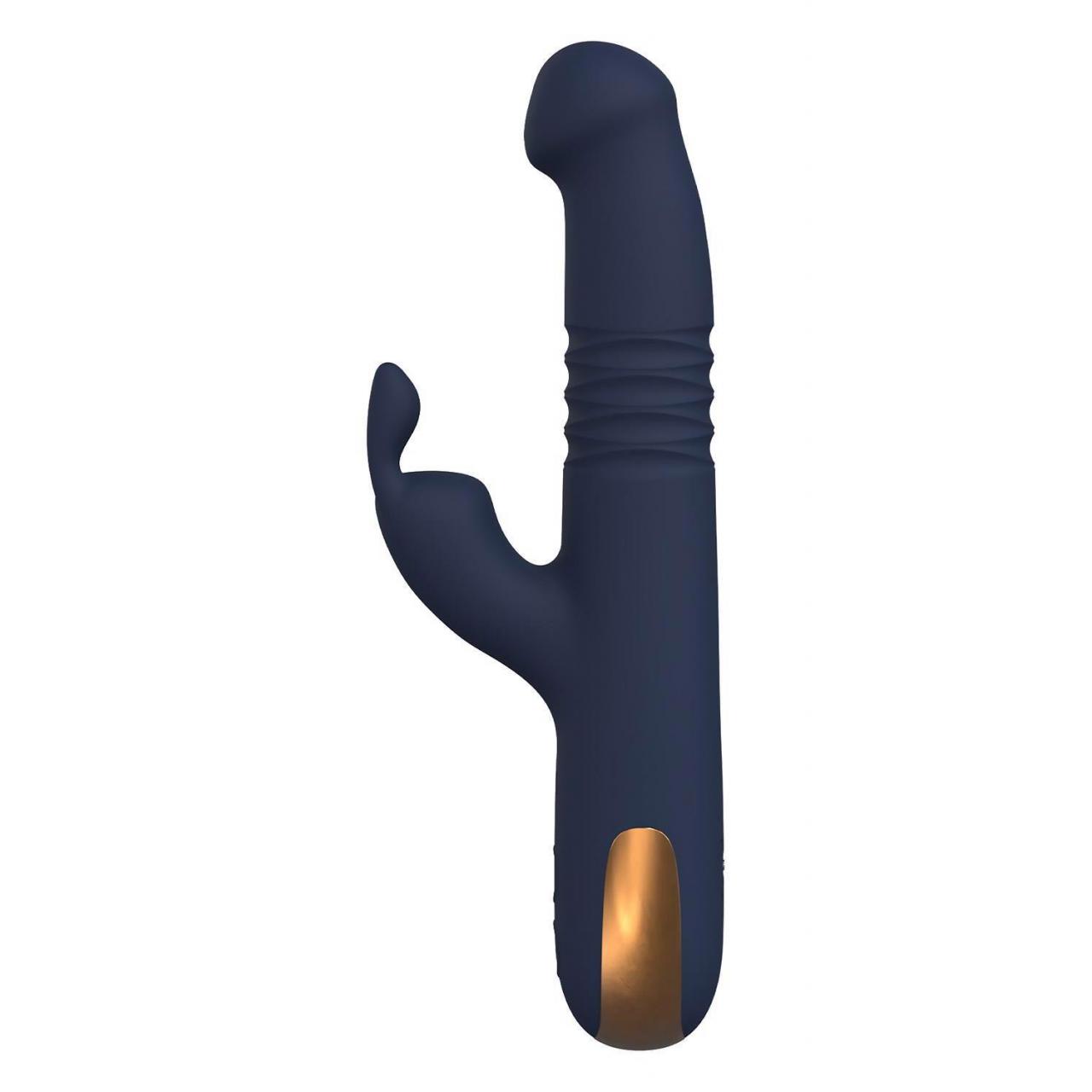 Luksusowy wibrator króliczek z ruchem góra-dół - 10 trybów wibracyjno-obrotowych