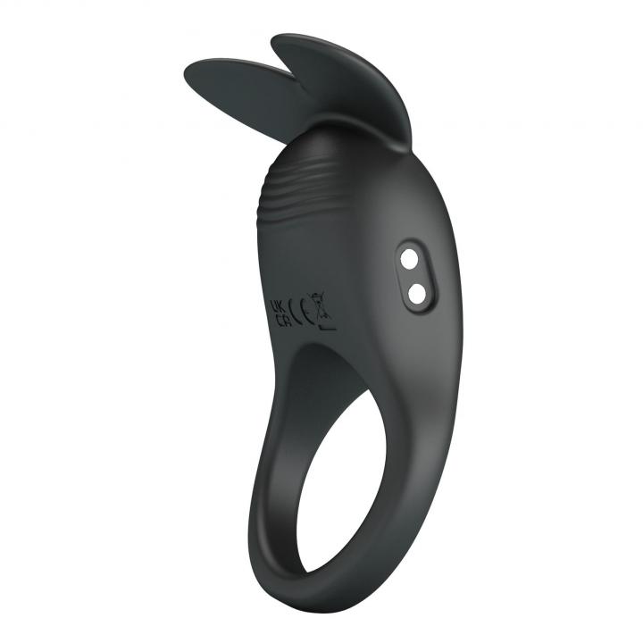 Silikonowy pierścień wibrujący z króliczkiem - 10 trybów wibracji