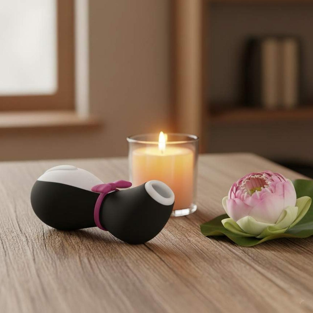 Bezdotykowy masażer łechtaczki z falą ciśnieniową Penguin Satisfyer Pro