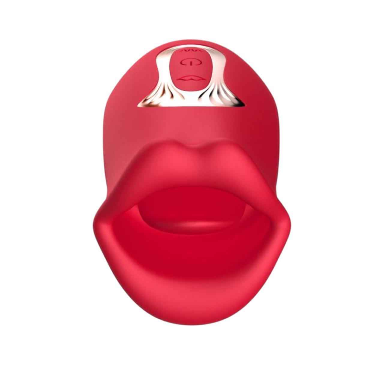 Nowoczesny masażer łechtaczki z języczkiem z funkcją gryzienia