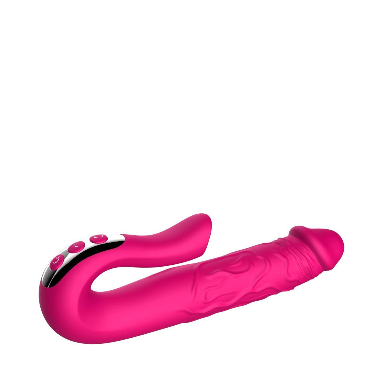 Silikonowy, wodoodporny wibrator do podwójnej stymulacji - 2 mocne silniki wibracyjne