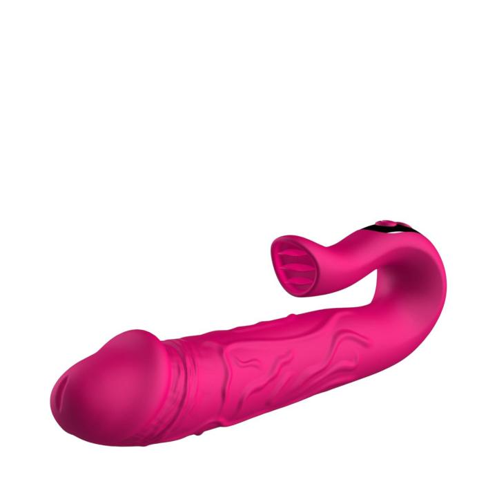 Silikonowy, wodoodporny wibrator do podwójnej stymulacji - 2 mocne silniki wibracyjne