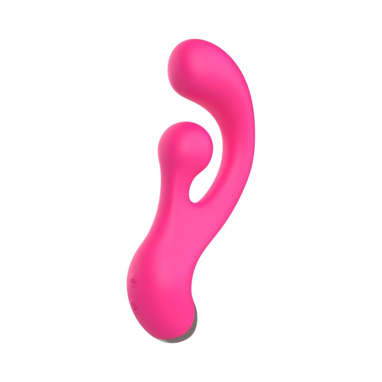 Nowoczesny wibrator do podwójnej stymulacji - 10 trybów wibracji oraz 10 poziomów obrotów