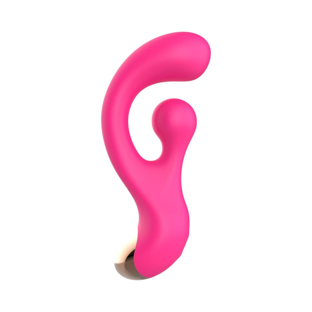 Nowoczesny wibrator do podwójnej stymulacji - 10 trybów wibracji oraz 10 poziomów obrotów