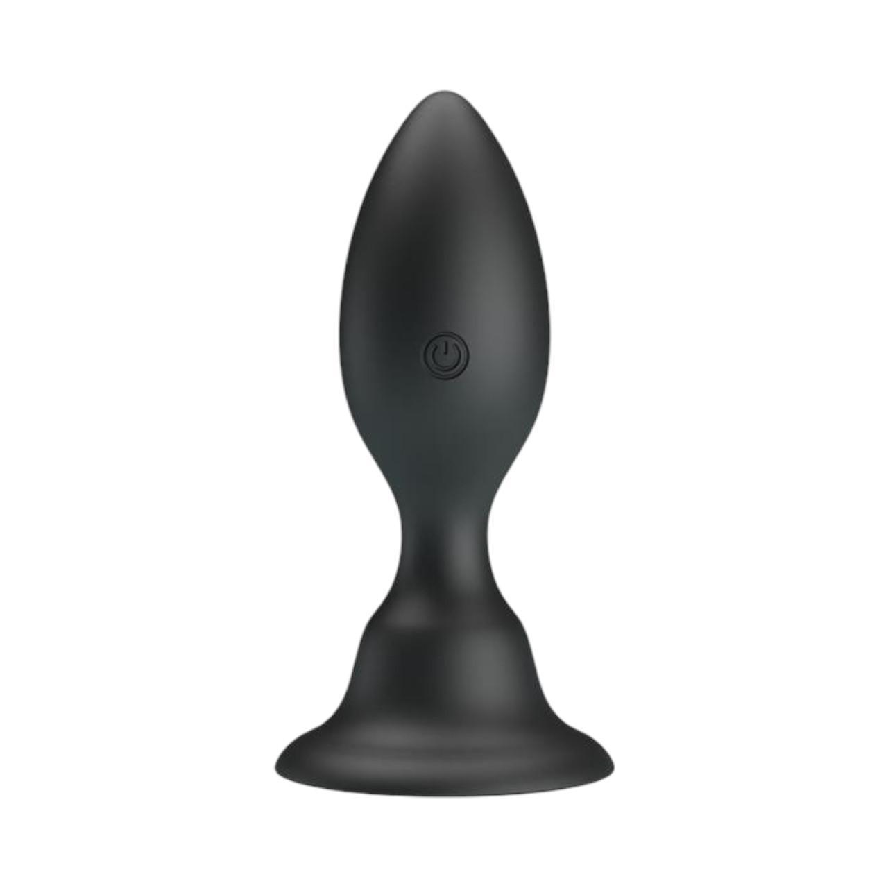 Elegancki, wibrujący korek analny z przyssawką - 12 trybów wibracyjnych