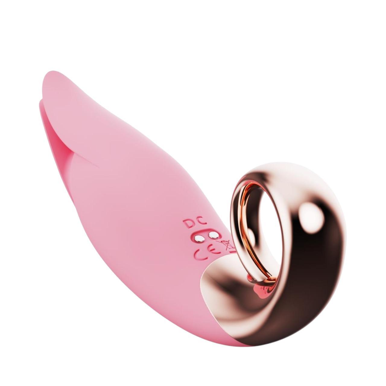 Masażer z podwójnym czubkiem do stymulacji łechtaczki