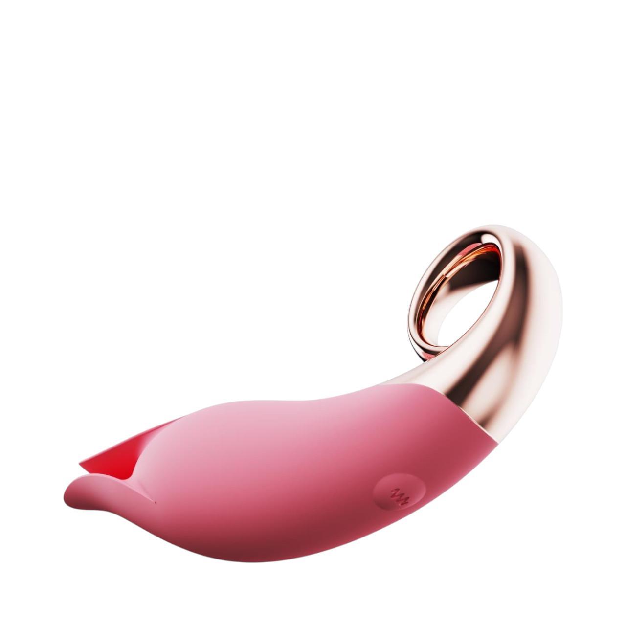 Masażer z podwójnym czubkiem do stymulacji łechtaczki