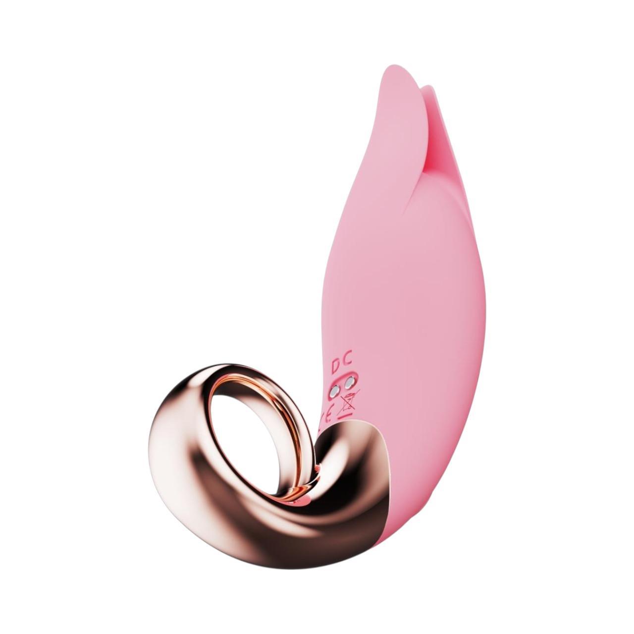 Masażer z podwójnym czubkiem do stymulacji łechtaczki