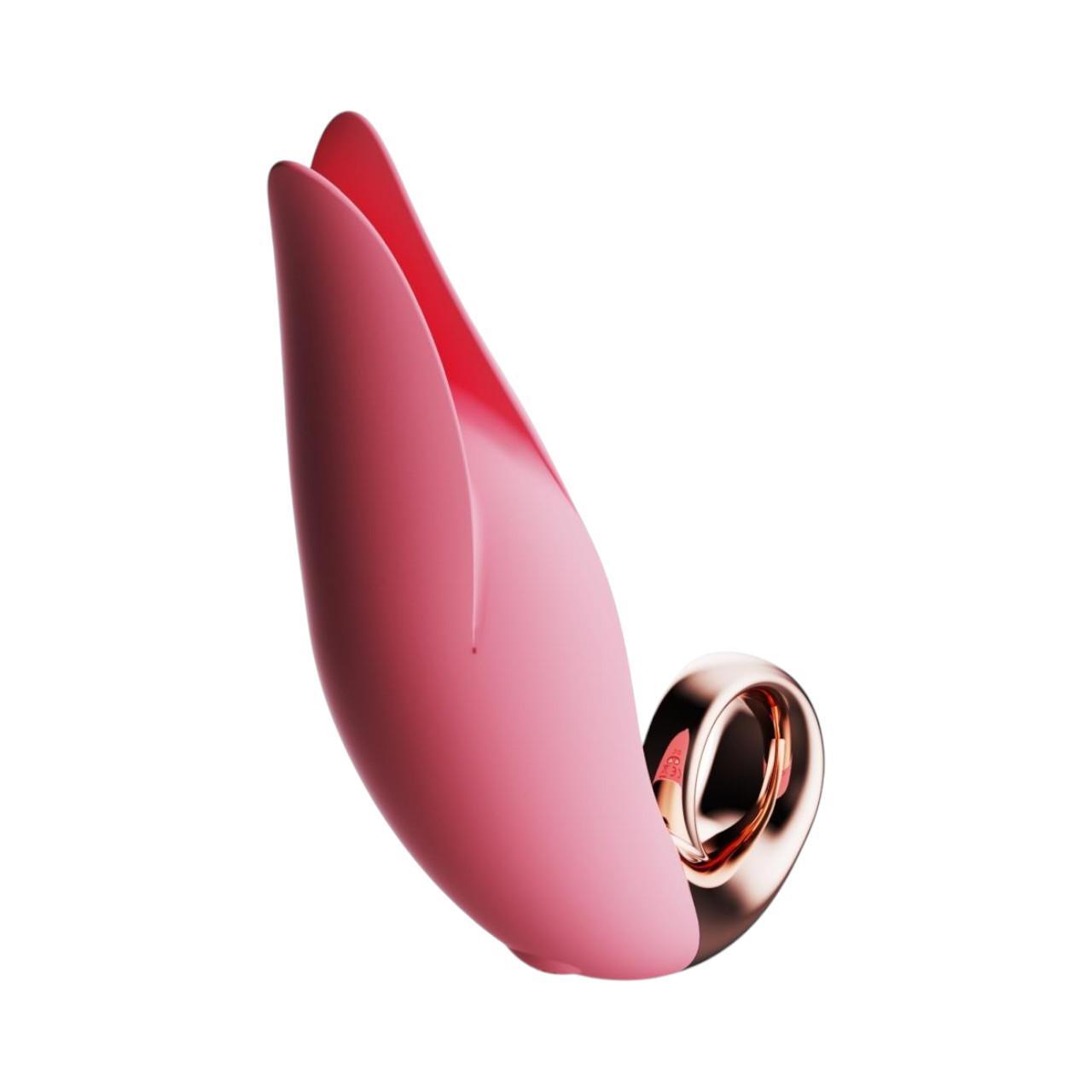 Masażer z podwójnym czubkiem do stymulacji łechtaczki