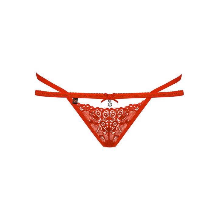 Czerwone stringi Obsessive 838-THO-3