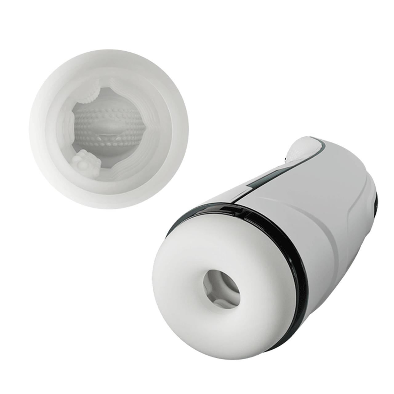 Masturbator z funkcją lizania, wibracjami oraz podgrzewania