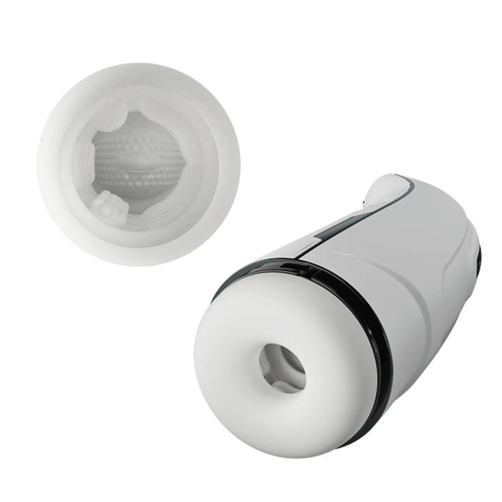 Masturbator z funkcją lizania, wibracjami oraz podgrzewania