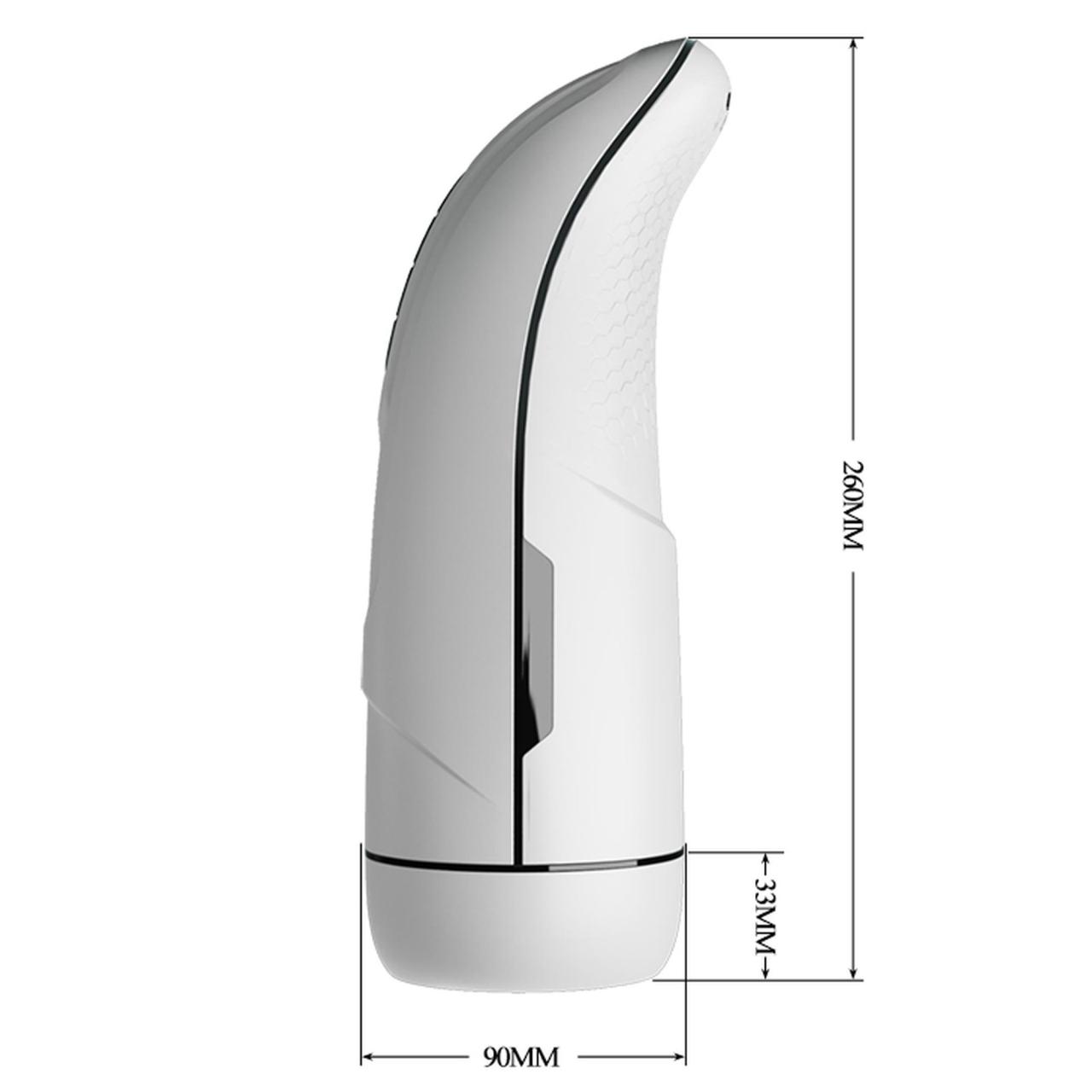 Masturbator z funkcją lizania, wibracjami oraz podgrzewania