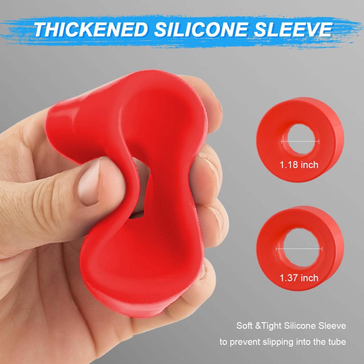 Pompka do powiększania Penisa dla mężczyzn z funcją ssania - 8 trybów