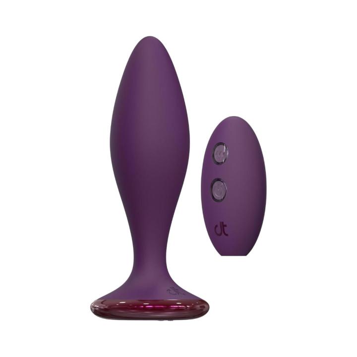 Korek analny z mocnymi wibracjami, sterowany pilotem- 12,8cm