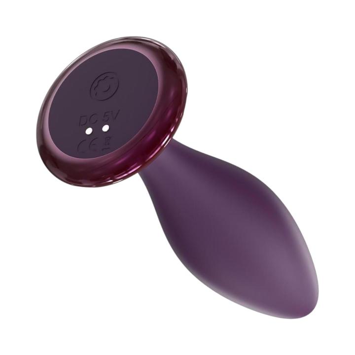 Korek analny z mocnymi wibracjami, sterowany pilotem- 12,8cm