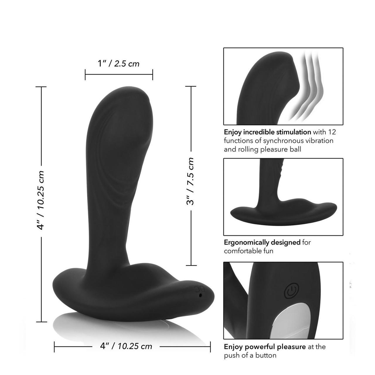 Wibrujący korek analny do stymulacji punkt P (prostaty) lub puntku G