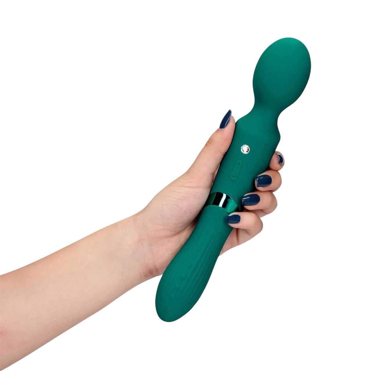 Wibrujący masażer różdżka do stymulacji łechtaczki i punktu G