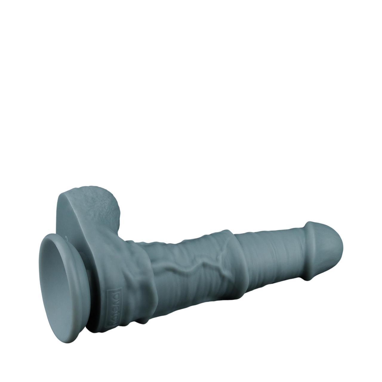Duże realistyczne dildo z 3 trybami wibracji i ruchem posuwisto-zwrotnym - 28cm sterowany pilotem
