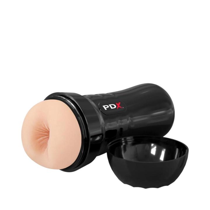 Masturbator dla mężczyzn z wbudowanym system regulacji ssania