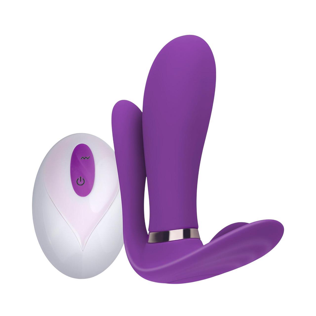 Wibrator 3w1 do stymulacji łechtaczki, punkt G oraz anusa jednoczeście - sterowany pilotem