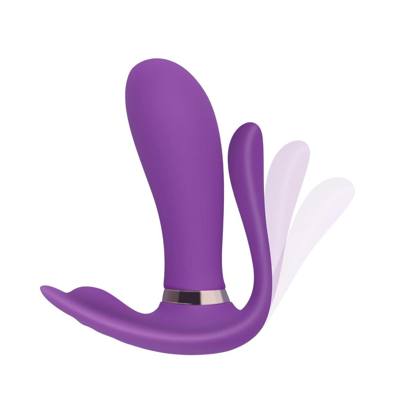 Wibrator 3w1 do stymulacji łechtaczki, punkt G oraz anusa jednoczeście - sterowany pilotem