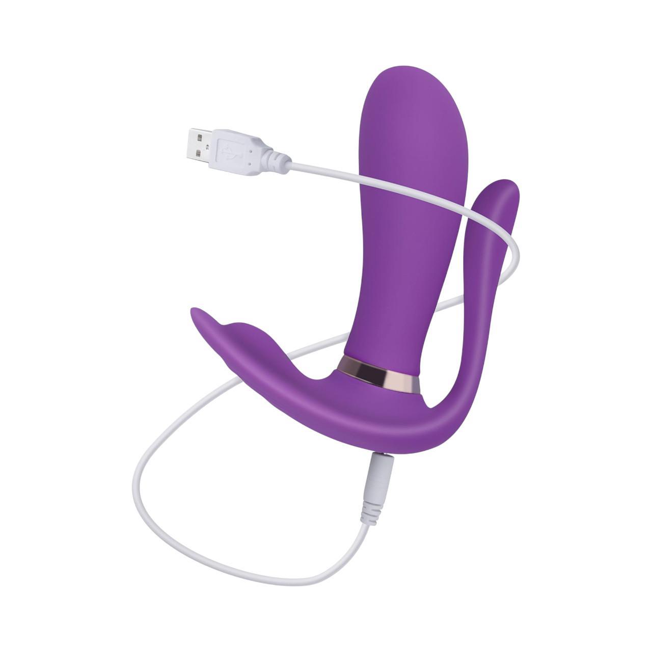 Wibrator 3w1 do stymulacji łechtaczki, punkt G oraz anusa jednoczeście - sterowany pilotem