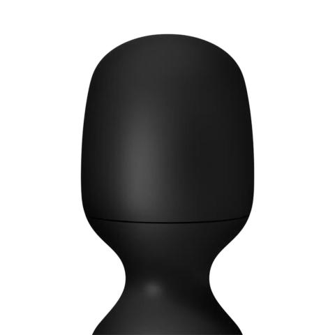 Elegancki czarny masażer różdżka w rozmiarz XXL- 50 kombinacji wibracji Satisfyer Wand-erland