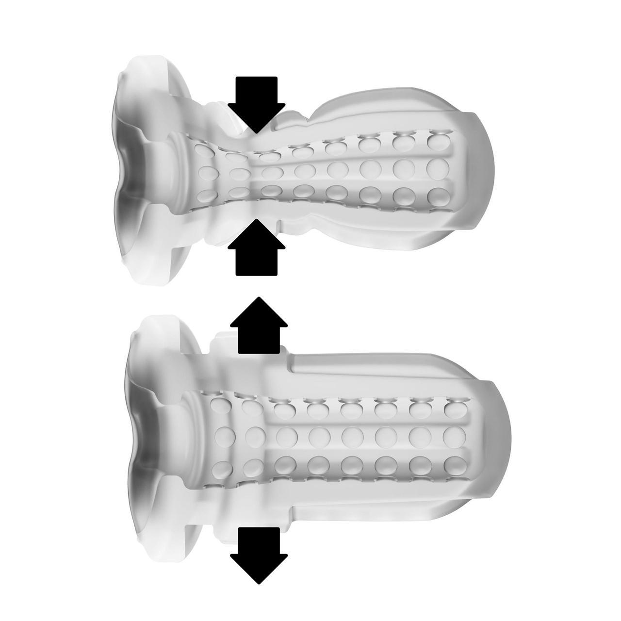 Masturbator nowej generacji z efektem głębokiego ssania i wibracjami