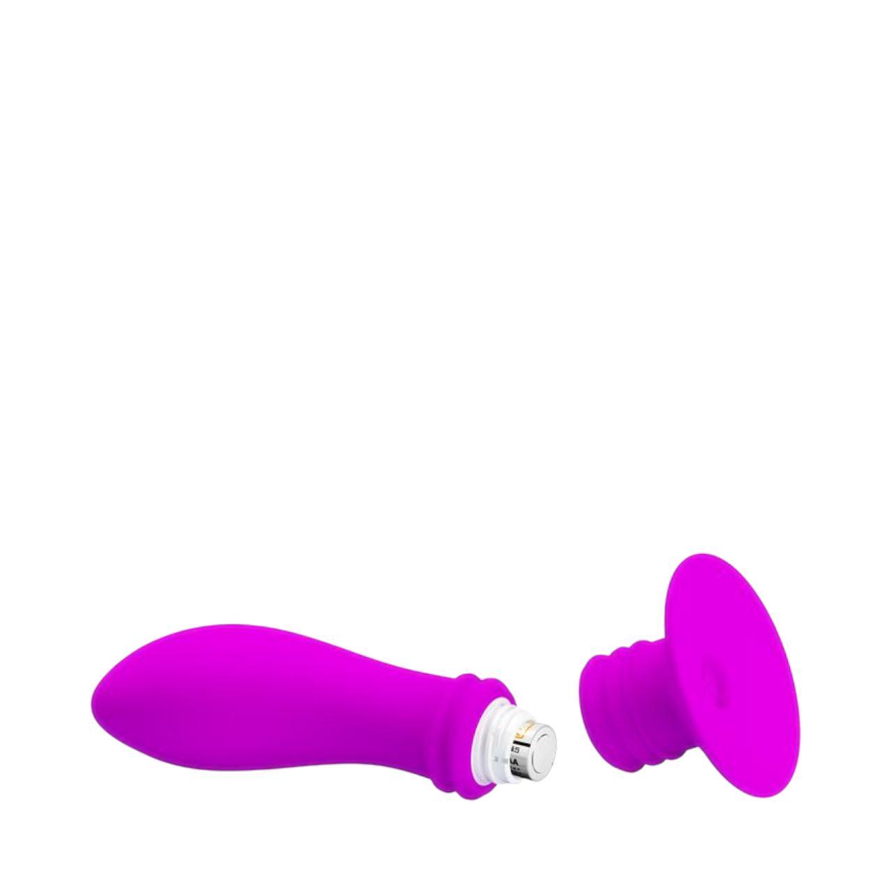 Korek analny do stymulacji puntku P (prostaty) z przyssawką- 10 trybów pracy