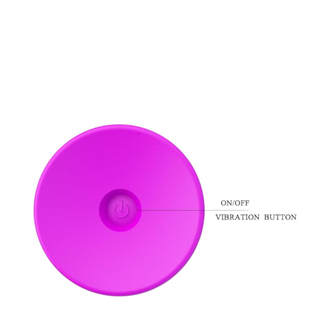 Wibrujący stymulator analny z delikatnym zagięciem z przyssawką- 10 trybów wibracji