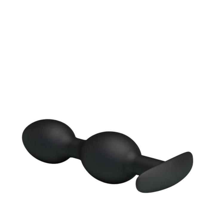 Silikonowy korek analny z dwiema wypustkami- 12,5cm