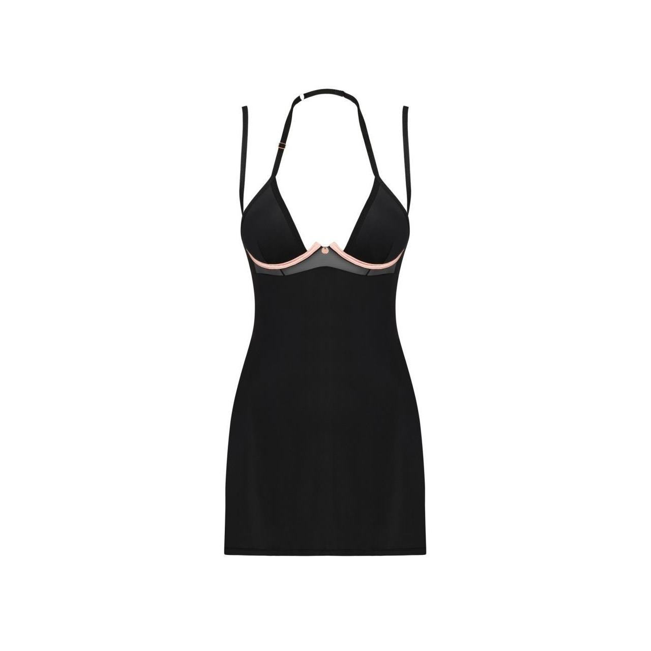 Elegancka koszulka nocka ze stringami Obsessive Selinne