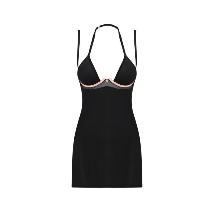 Elegancka koszulka nocka ze stringami Obsessive Selinne