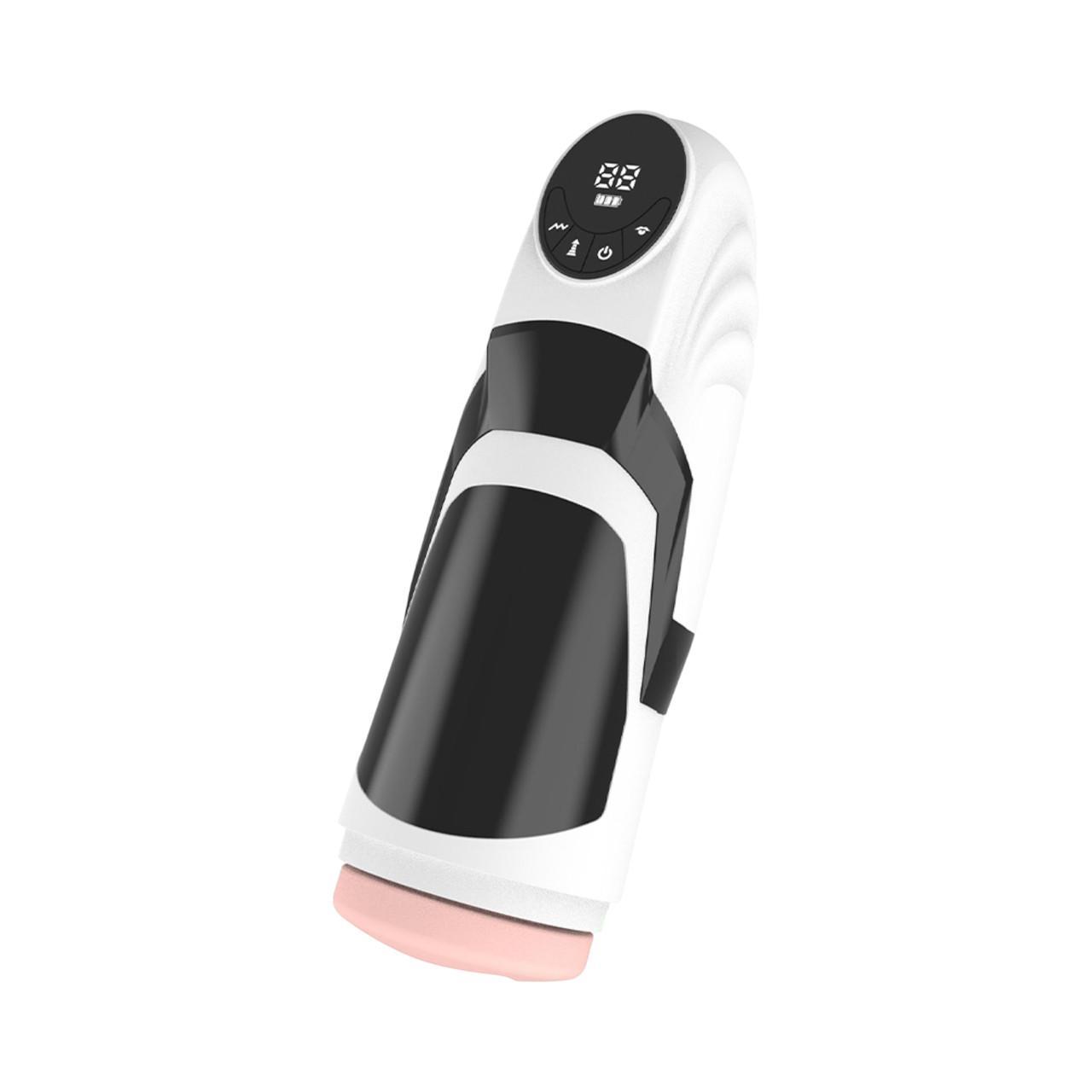 Nowoczesny masturbator klasy premium- 9 poziomów wibracji, 9 poziomów ssania