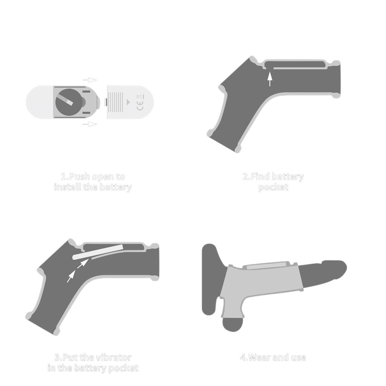 Wibrująca silikonowa nakładka na penisa- wydłuża erekcję i zwiększa obwód